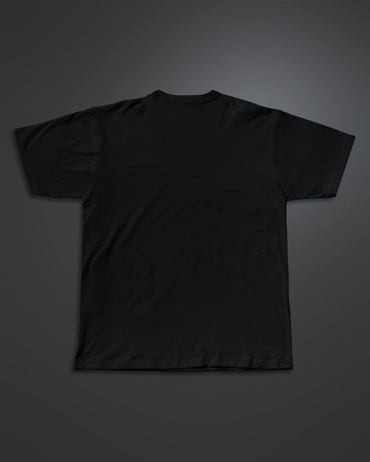 Black Reg-Fit tee