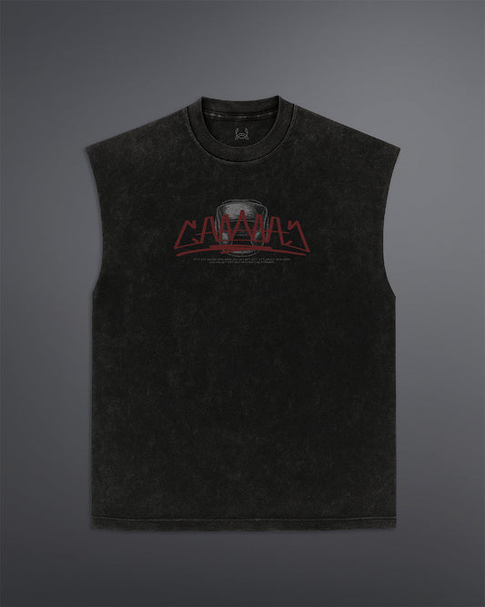 Knockback Vest tank [ACID WASHED]