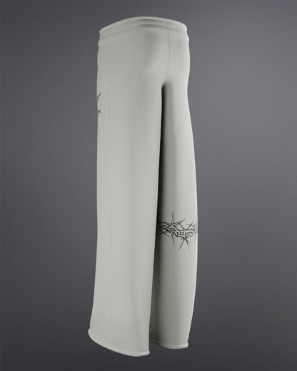 Spiked Cage Sweatpants  [OFF-WHITE]