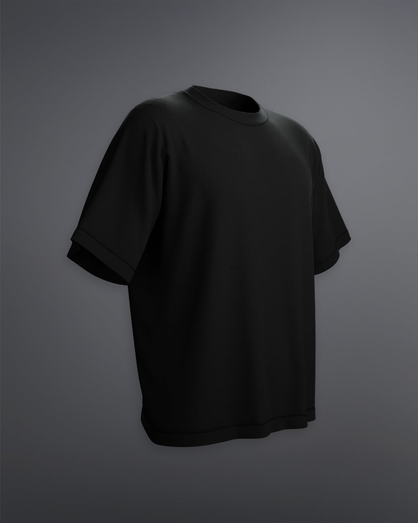 Black Oversized Tee