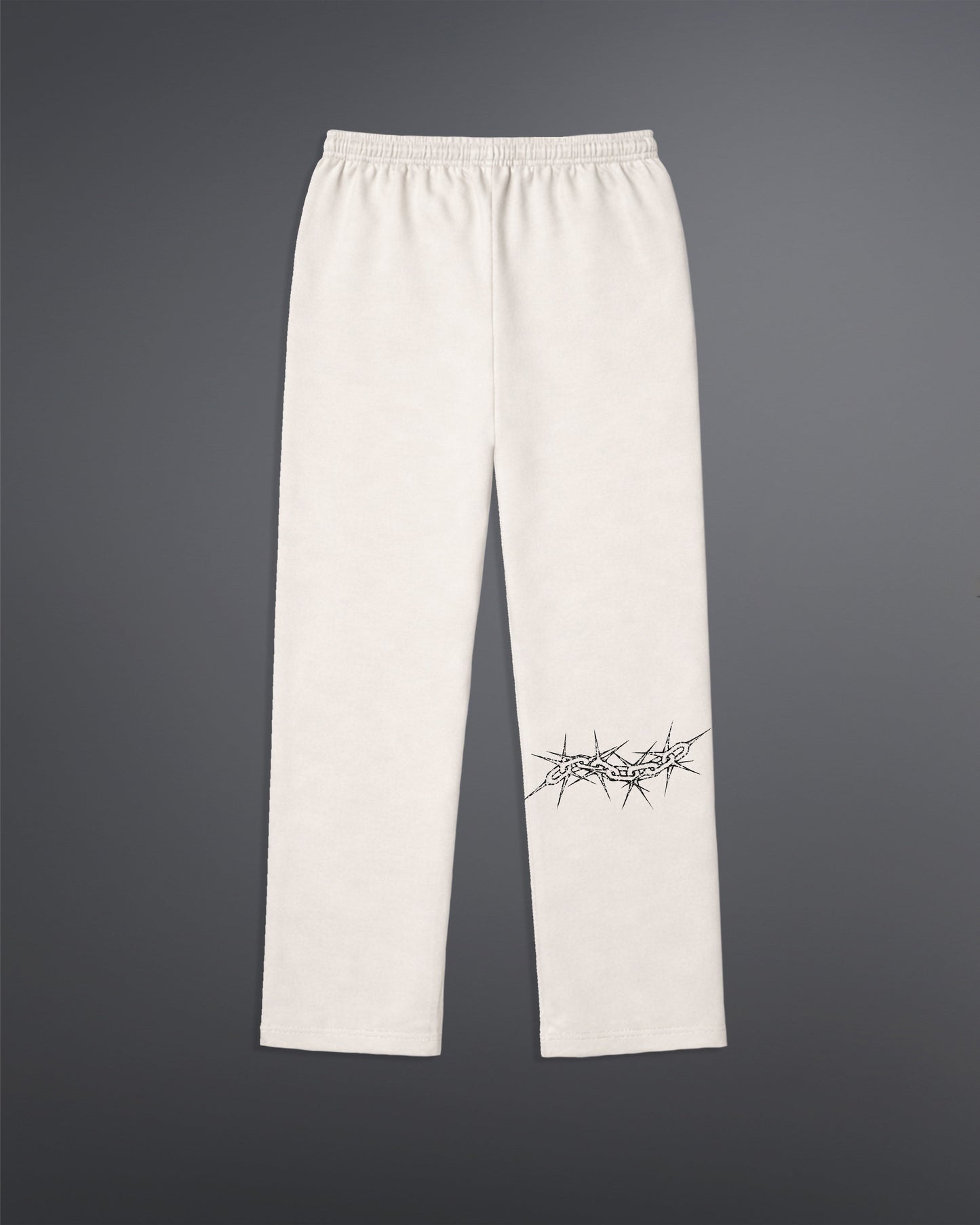 Spiked Cage Sweatpants  [OFF-WHITE]