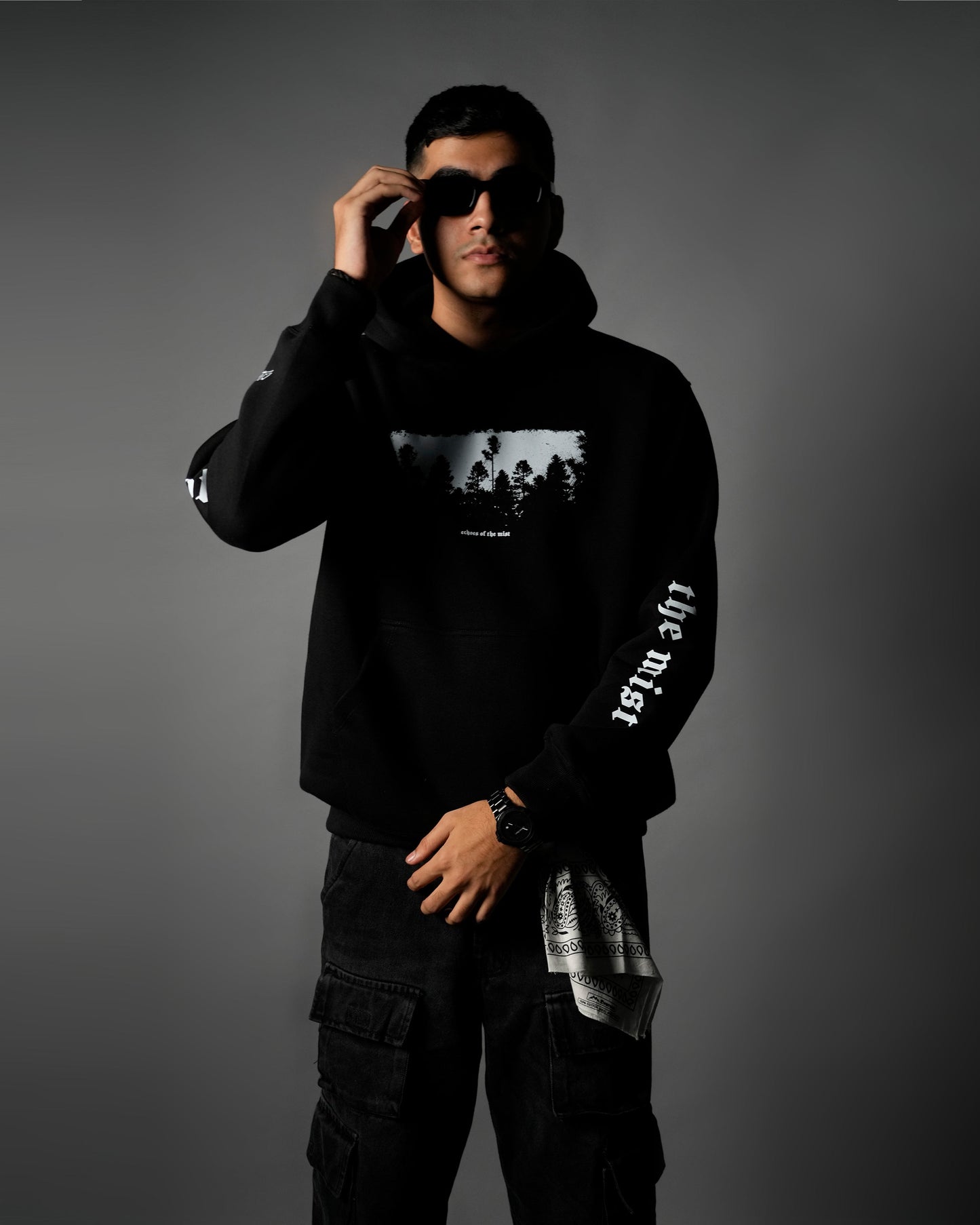 Echoes Of The Mist Hoodie [Black]