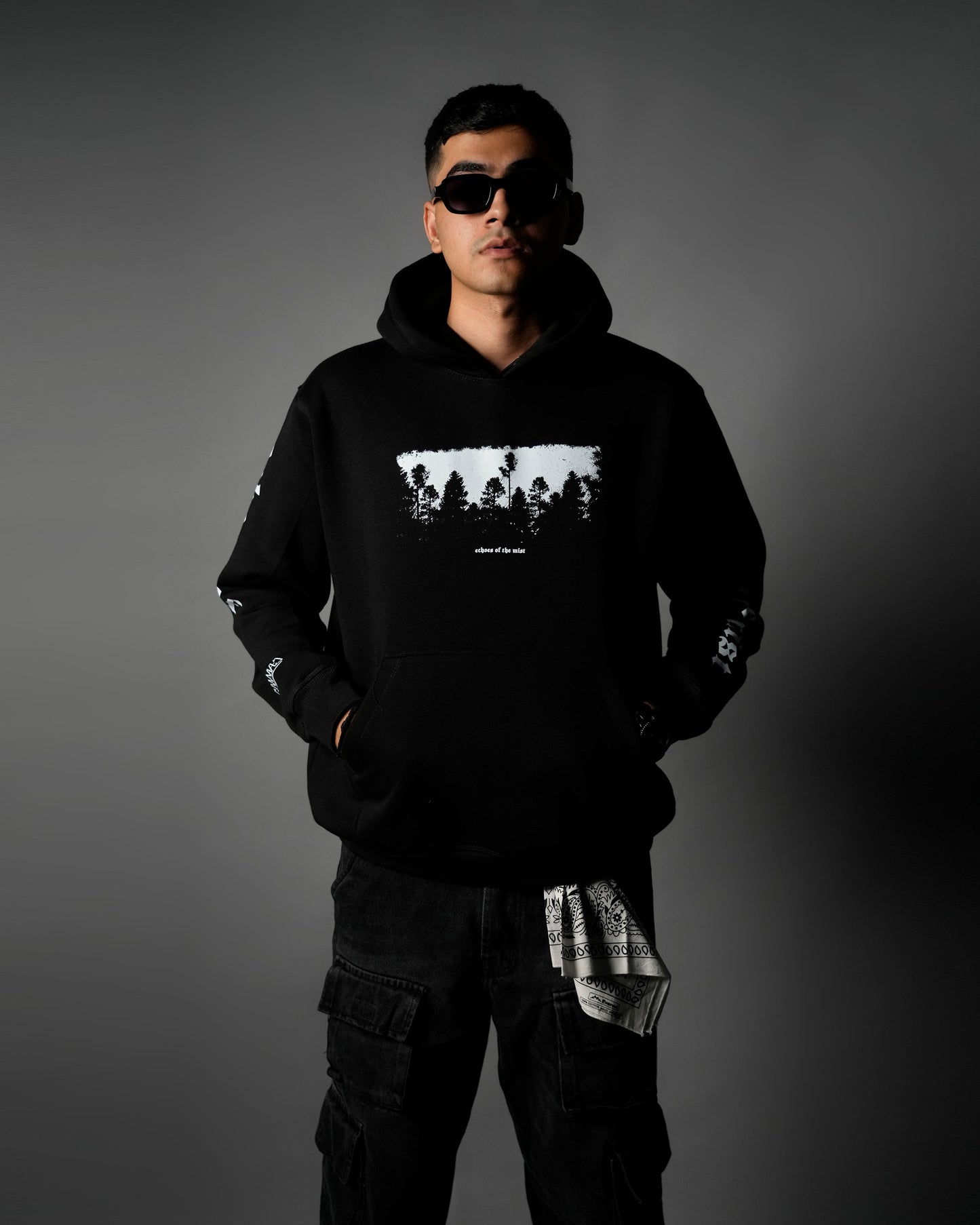 Echoes Of The Mist Hoodie [Black]