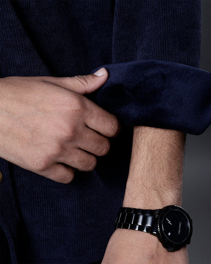 Vel-Cord Shirt [Navy Blue]