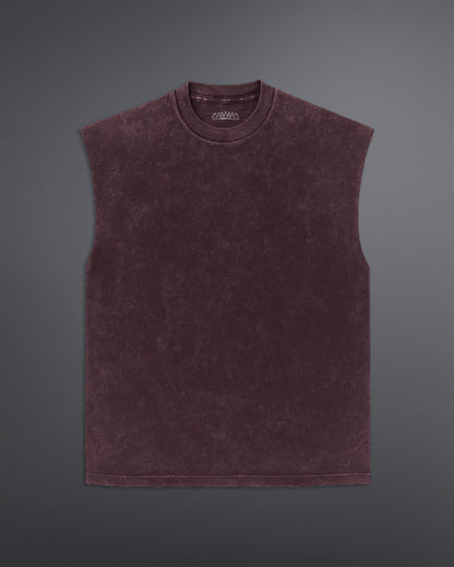 Classic Vest Tank [ACID WASHED-BLOODSTONE]