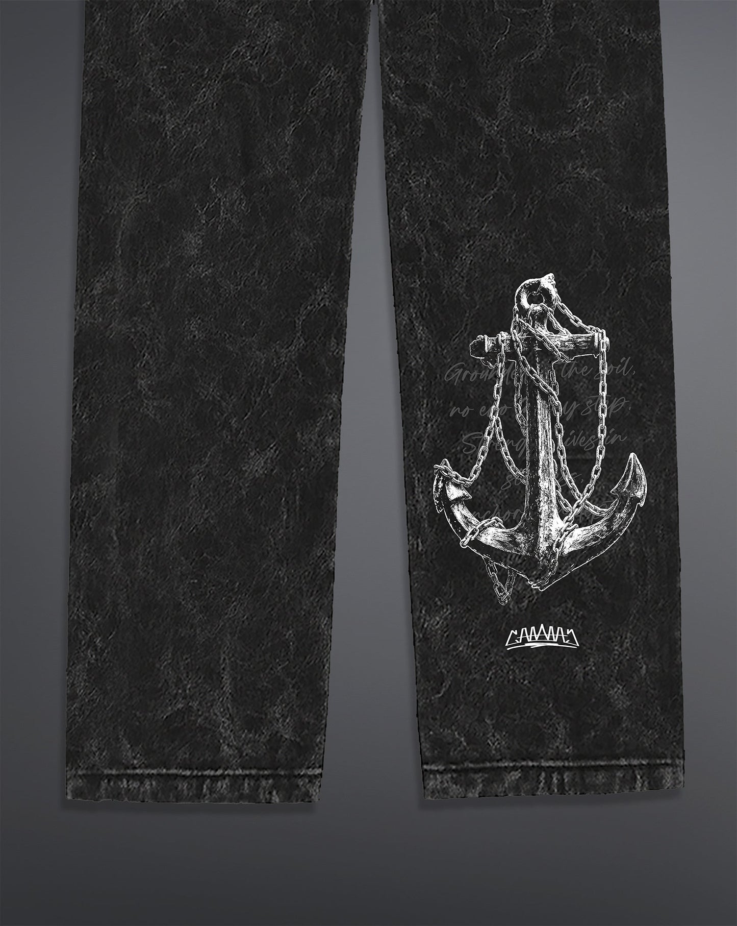 Depth-Bound Sweatpants [ACID WASHED-BLACK ASH]
