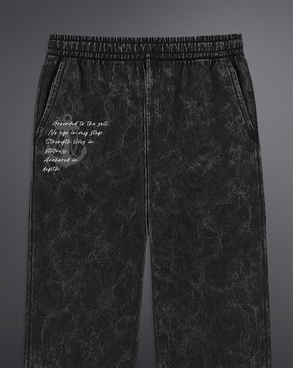 Depth-Bound Sweatpants [ACID WASHED-BLACK ASH]