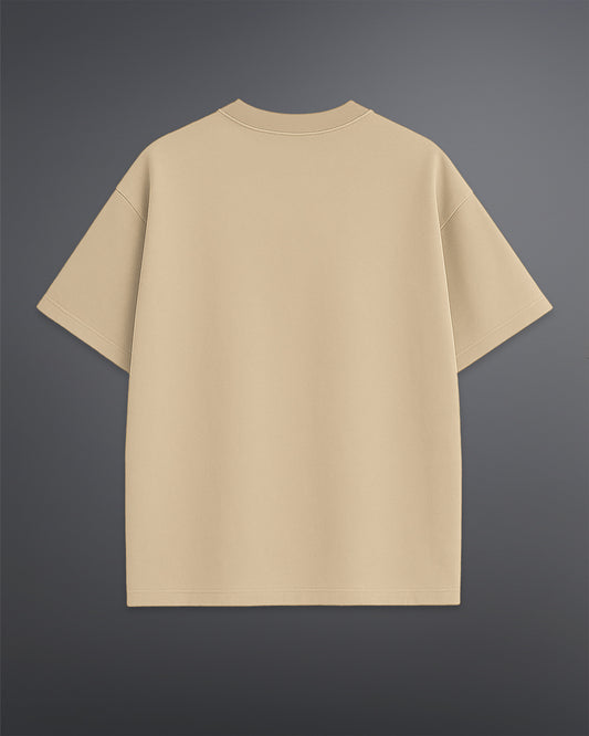Beige Oversized Tee