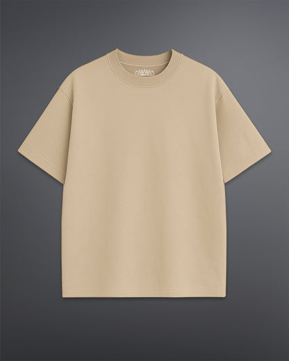 Beige Oversized Tee