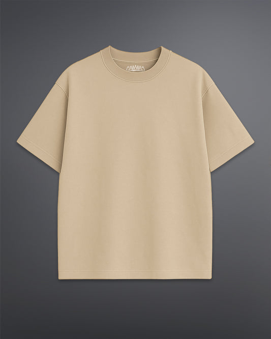 Beige Oversized Tee