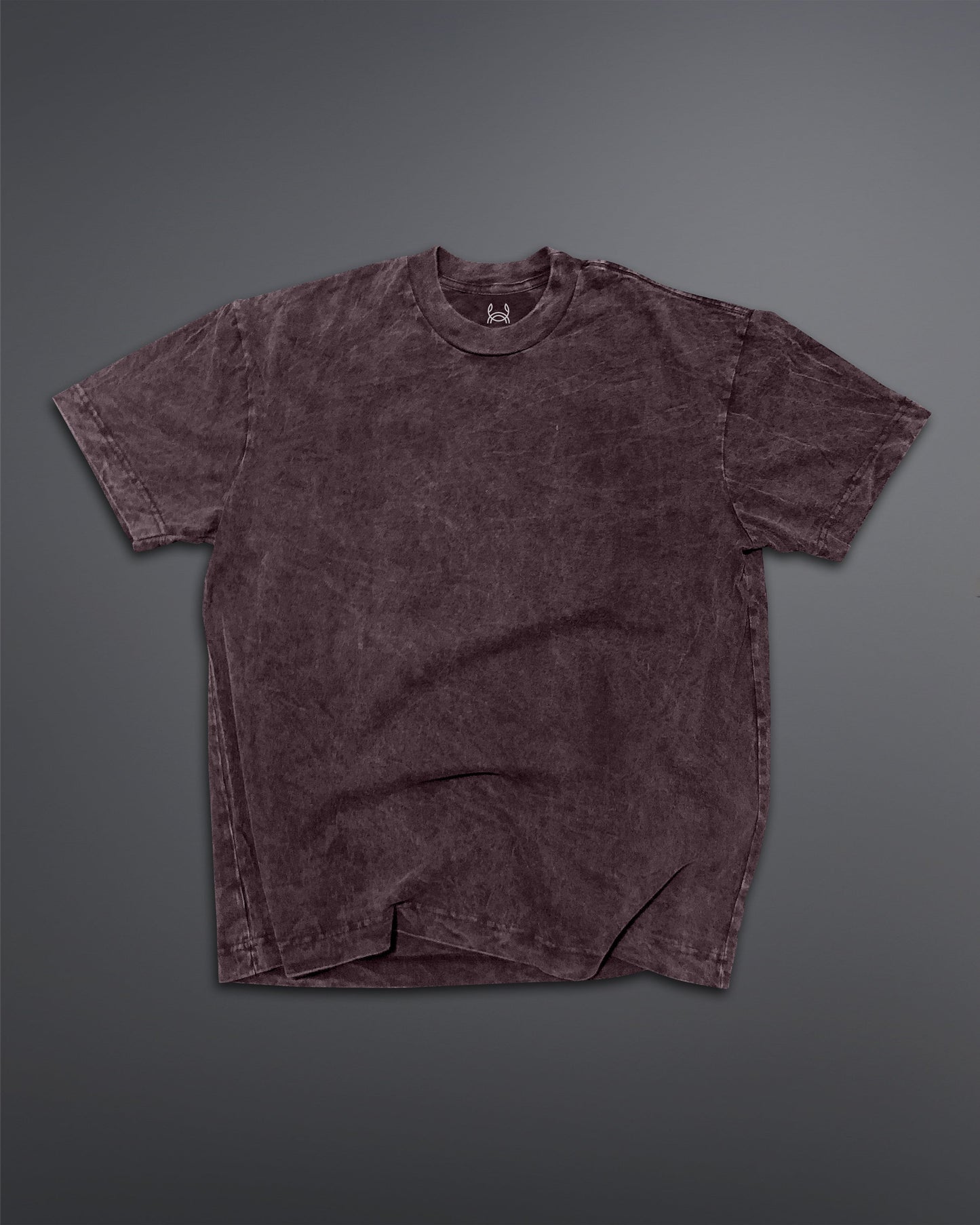 Acid Wash Oversized Tee [BLOODSTONE COLORWAY]