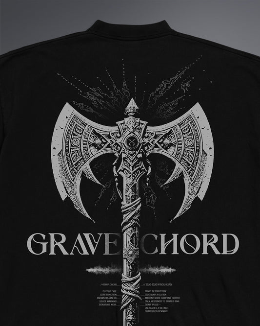 GRAVECHORD Oversized Tee [BLACK]
