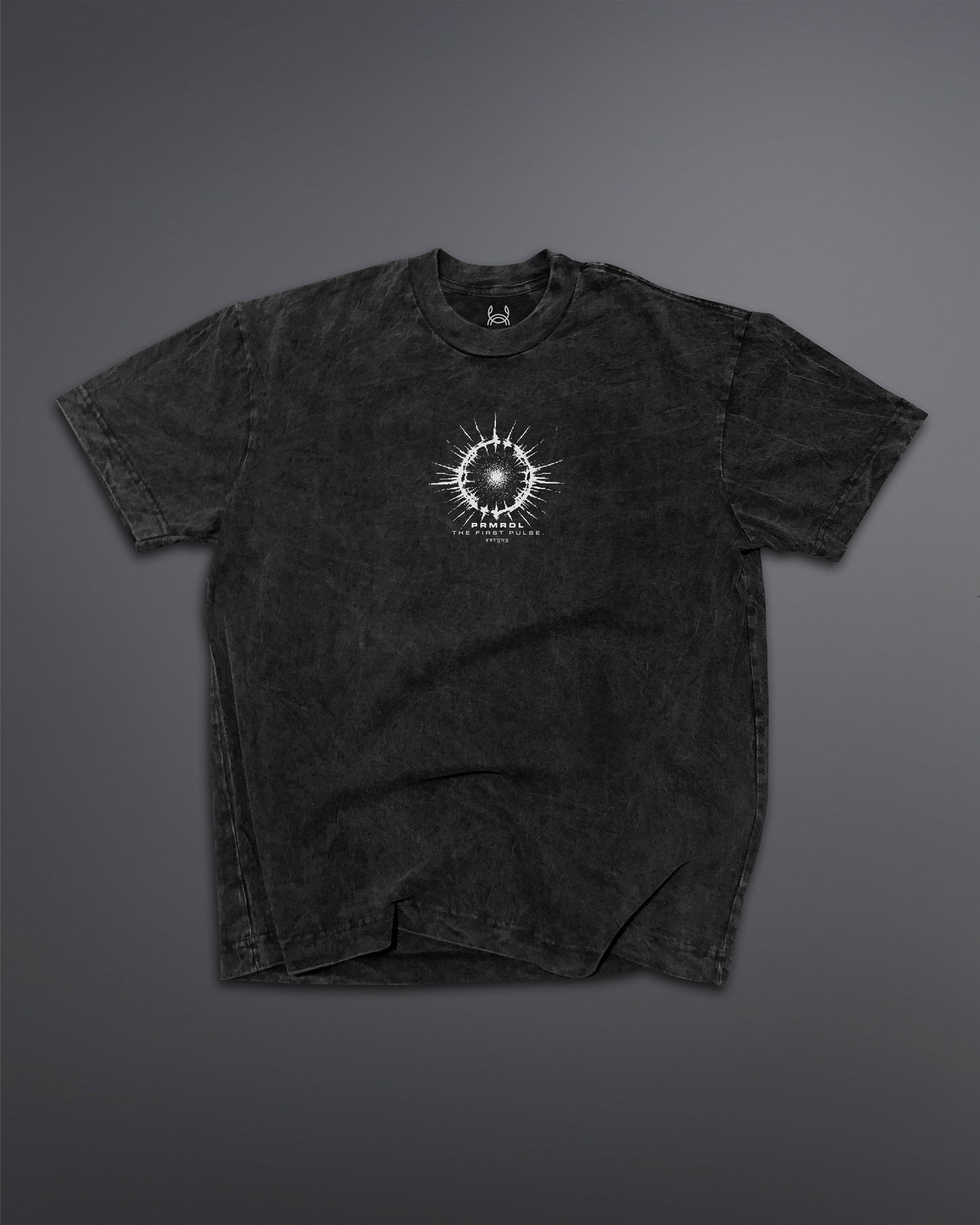 Primordial Prophecy Oversized tee [ACID WASHED-BLACK ASH]