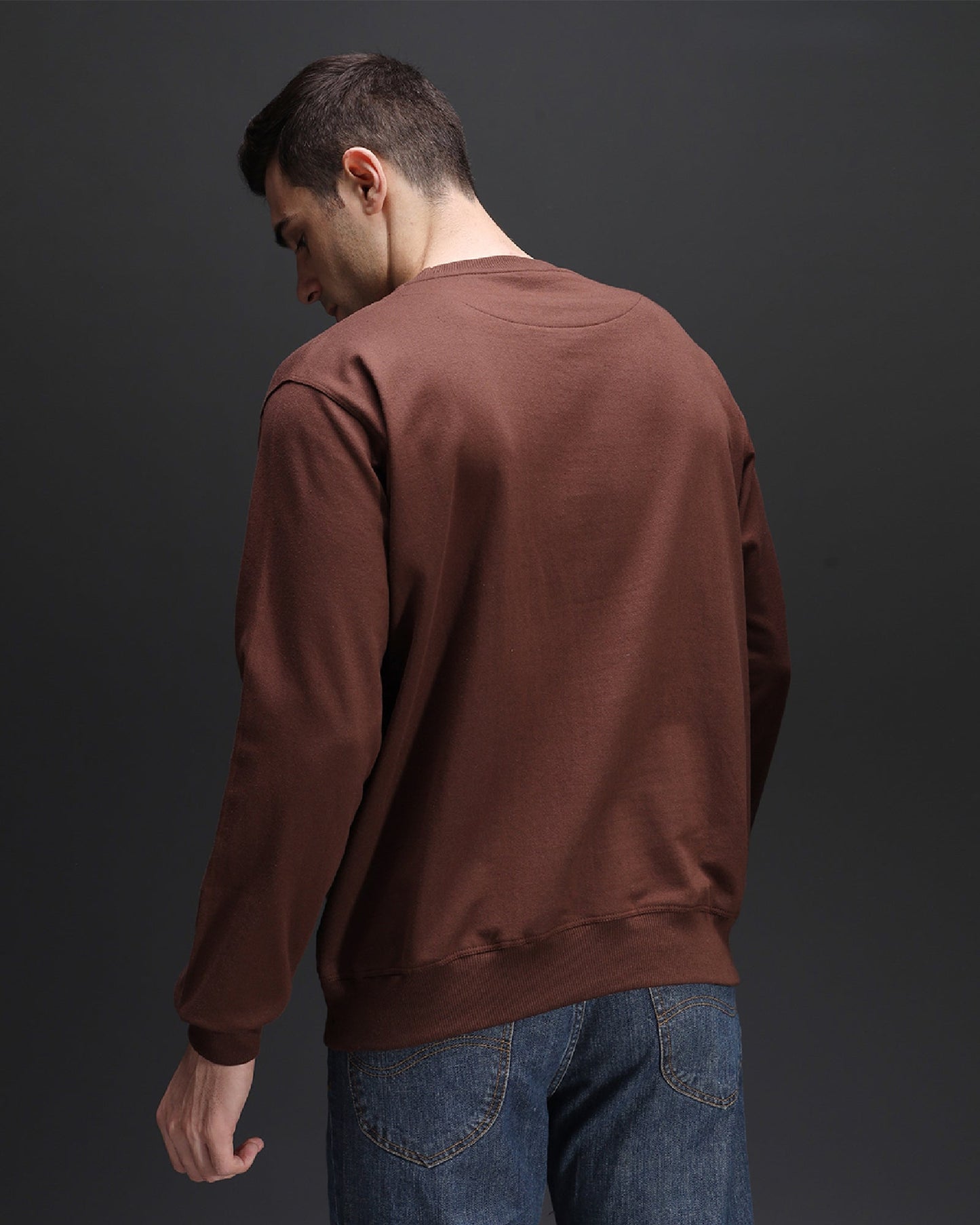 Brown Oversized Sweatshirt