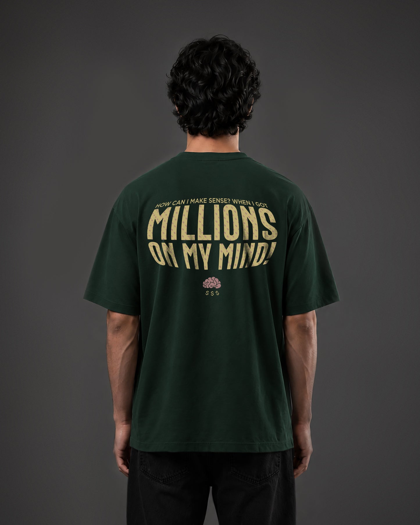 Millions on my mind oversized tee