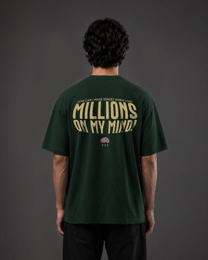 Millions on my mind oversized tee