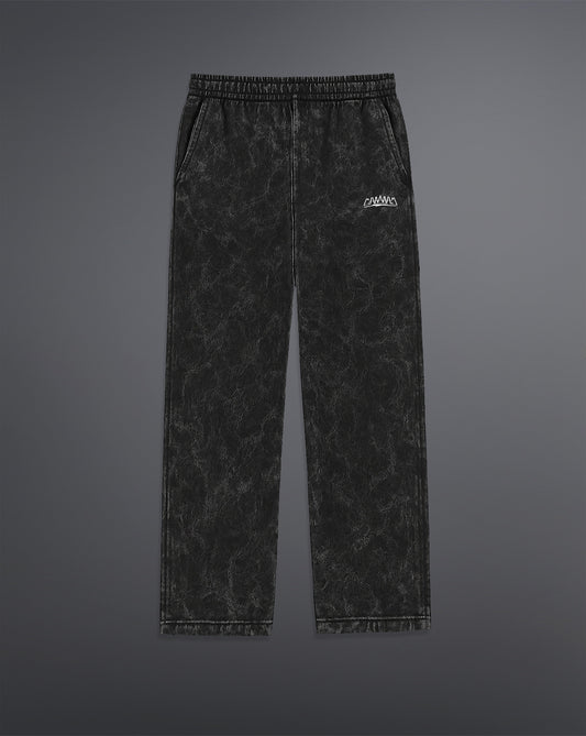 Core Acid-Washed Sweatpants [BLACK ASH]