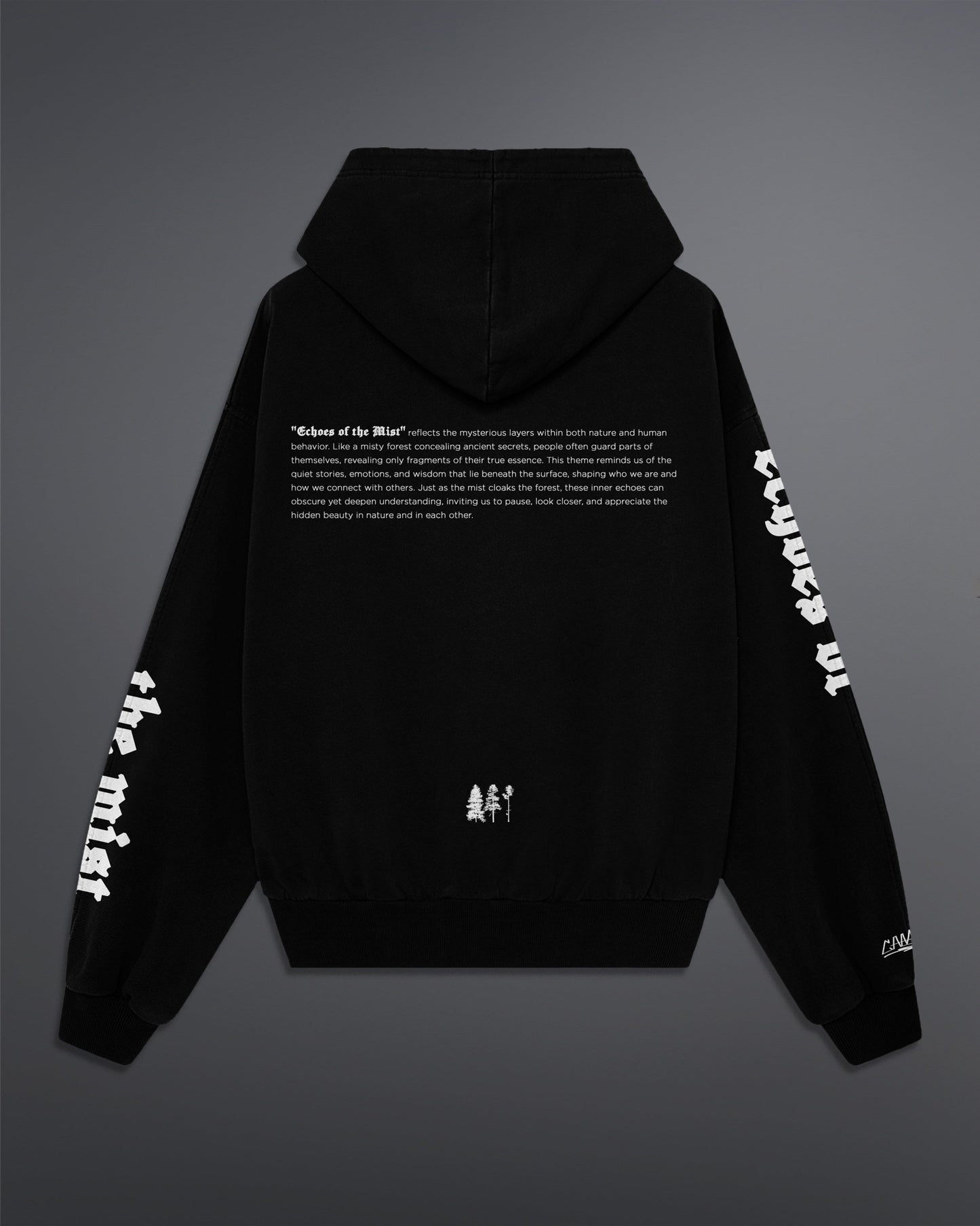 Echoes Of The Mist Hoodie [Black]