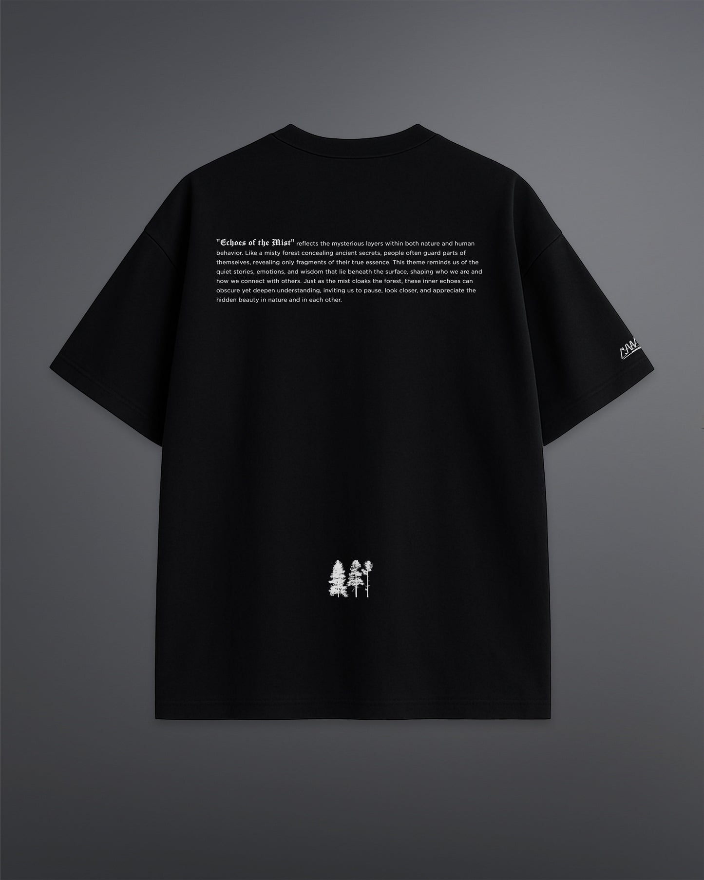Echoes Of The Mist Oversized Tee
