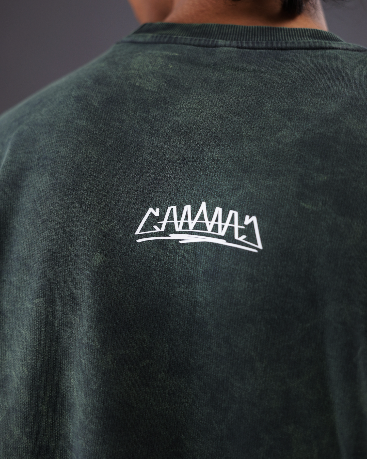 Acid Wash Oversized Tee [TOXIC MOSS COLORWAY]