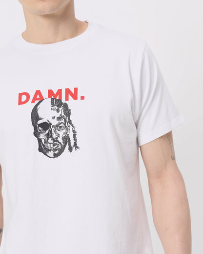 Damn Regular Fit Graphic Tee [white]