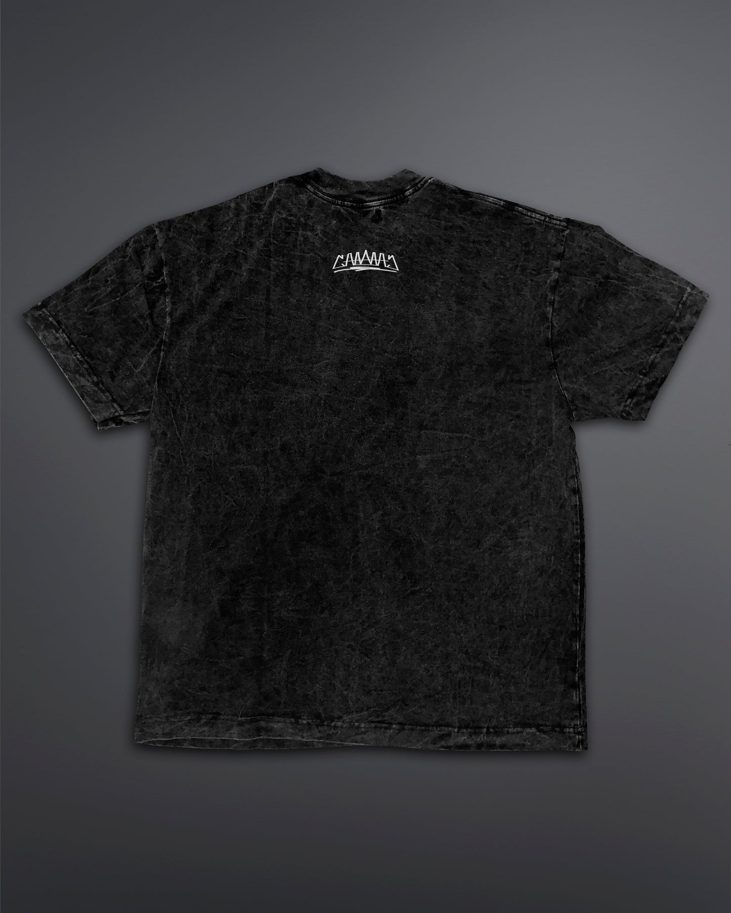 Acid Wash Oversized Tee [BLACK-ASH COLORWAY]