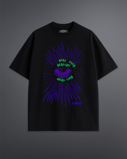 Tupac's Real Eyes Oversized Tee