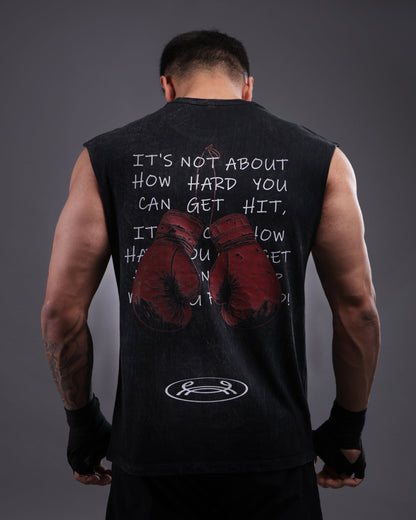 Knockback Vest tank [ACID WASHED]